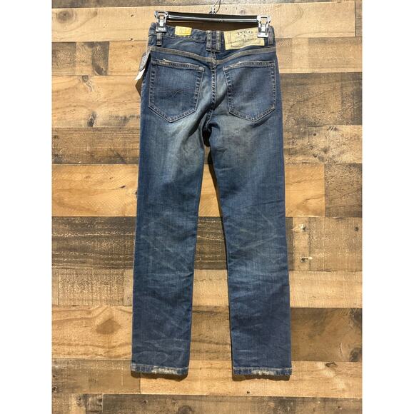 Polo Jeans Co. Women’s Size 10 Blue Faded Drainpipe Skinny Jeans – New - Picture 10 of 10